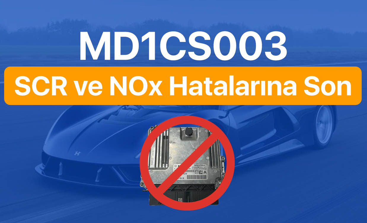 MD1CS003 ECU Beyni Emülatör İle Adblue İptali - Adblue Işığı Nasıl Söner?