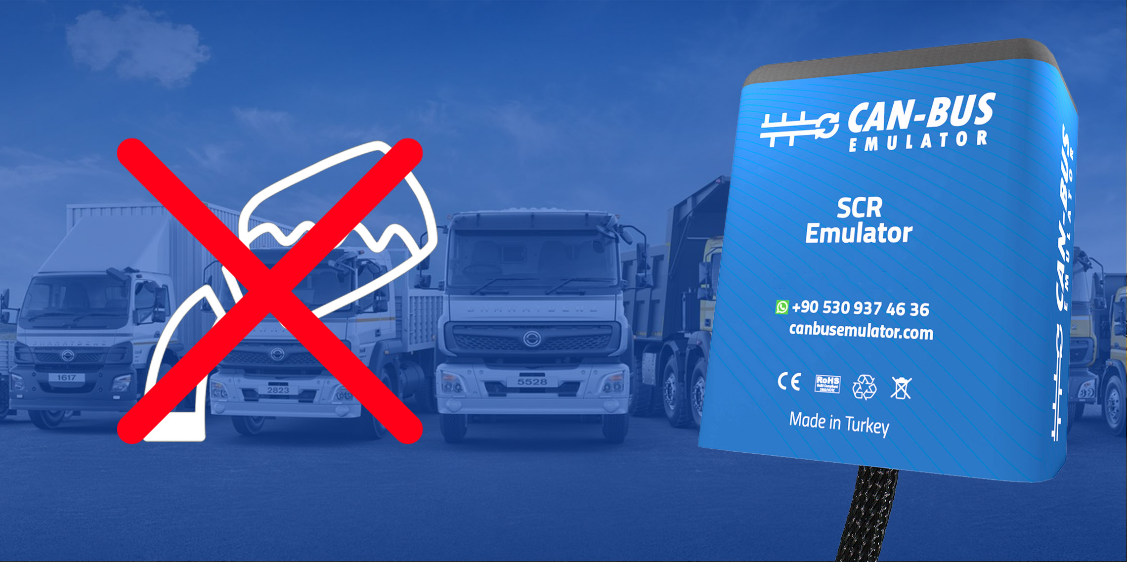 SID321 Beyinli Araçlar için Emülatör İle Adblue İptali